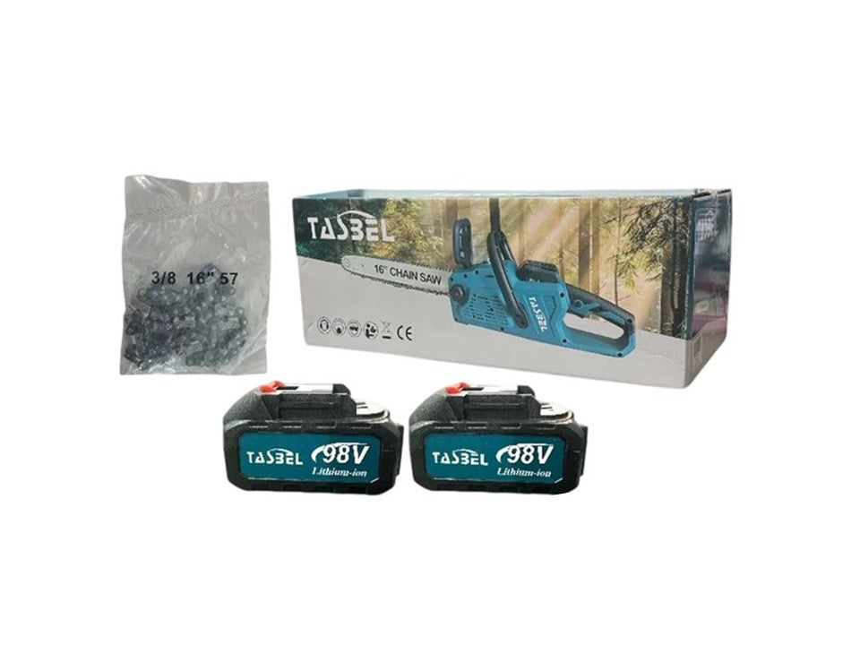 Motosierra Inalambrica 16" 98V 2 Bateria