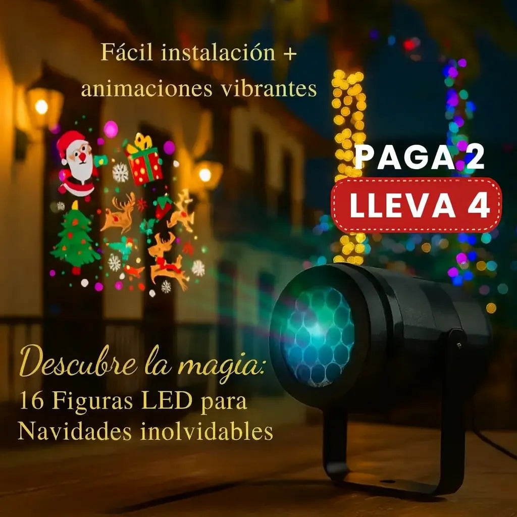 2X Proyector Láser de Luz Navideña™